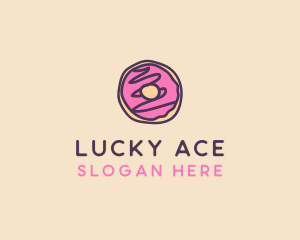 Handmade Sweet Donut Doughnut logo design