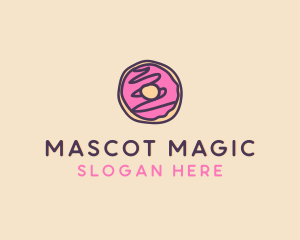 Handmade Sweet Donut Doughnut logo design