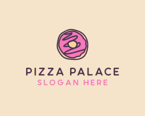 Handmade Sweet Donut Doughnut logo design