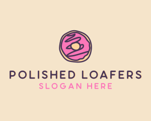 Handmade Sweet Donut Doughnut logo design