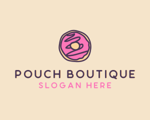 Handmade Sweet Donut Doughnut logo design