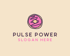 Handmade Sweet Donut Doughnut logo design