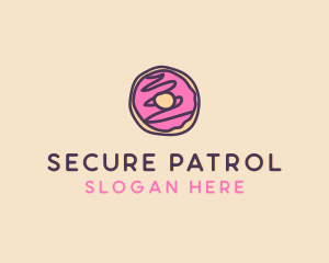 Handmade Sweet Donut Doughnut logo design