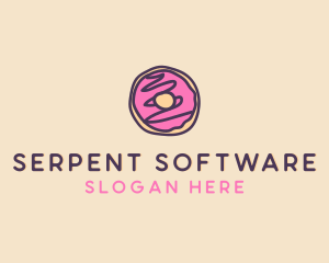 Handmade Sweet Donut Doughnut logo design