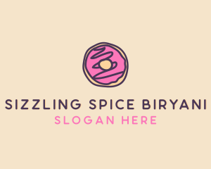 Handmade Sweet Donut Doughnut logo design