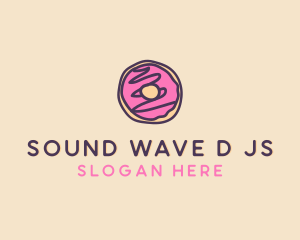 Handmade Sweet Donut Doughnut logo design