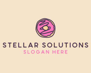 Handmade Sweet Donut Doughnut logo design