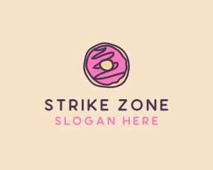 Handmade Sweet Donut Doughnut logo design