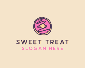 Handmade Sweet Donut Doughnut logo