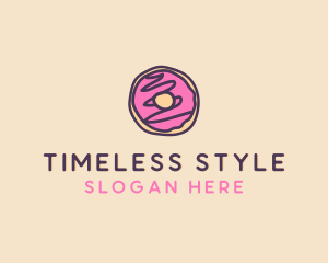 Handmade Sweet Donut Doughnut logo design