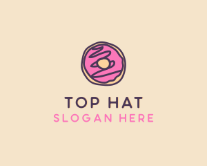 Handmade Sweet Donut Doughnut logo design