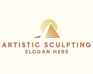 Egypt Pyramid Landmark logo design