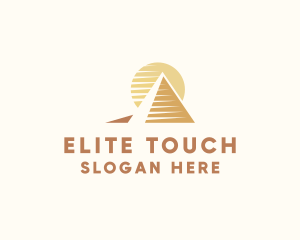 Egypt Pyramid Landmark logo design