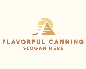 Egypt Pyramid Landmark logo design