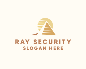 Egypt Pyramid Landmark logo design