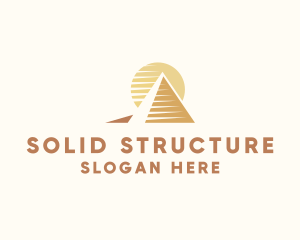 Egypt Pyramid Landmark logo design