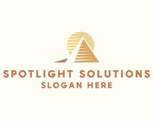 Egypt Pyramid Landmark logo design