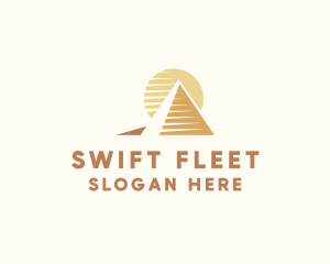 Egypt Pyramid Landmark logo design