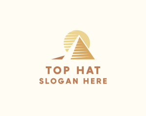 Egypt Pyramid Landmark logo design