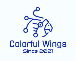 Digital Blue Parrot logo