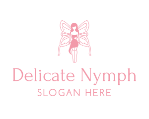 Fairy Nymph Woman logo