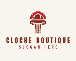 Roman Pillar Cloche logo design