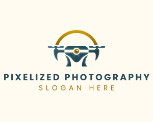 Surveillance Drone Photography logo design