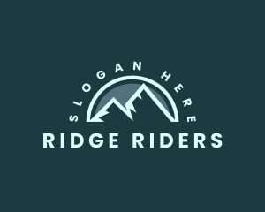 Mountain Peak Hiking logo design