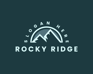 Mountain Peak Hiking logo design