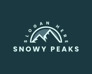 Mountain Peak Hiking logo design