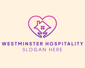 House Heart Shelter logo design