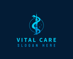 Medical Healthcare Syringe logo