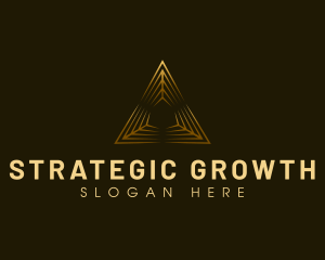 Professional Pyramid Triangle logo