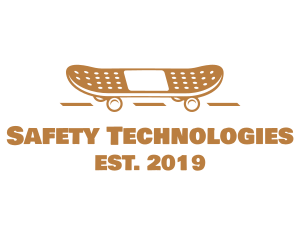 Safety Band-Aid Skateboard logo