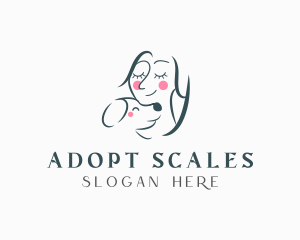 Dog Pet Human Care logo design