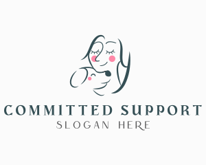 Dog Pet Human Care logo design