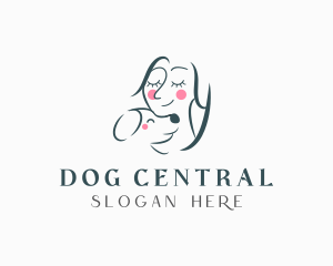 Dog Pet Human Care logo design