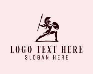 Spartan Woman Warrior logo