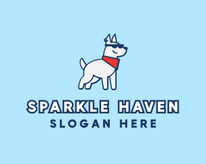 Pet Dog Grooming logo design