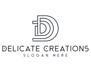 Generic Business Letter D logo design