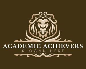 Lion Shield Royalty logo