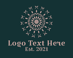 Botanical Floral Wreath  logo