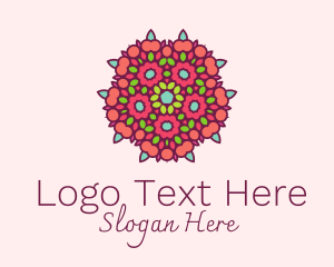 Spring Flower Bouquet Logo