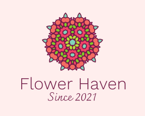Spring Flower Bouquet logo