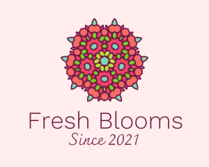 Spring Flower Bouquet logo