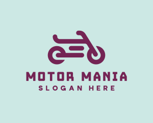 Modern Motorcycle Symbol logo design