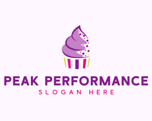 Muffin Cake Sprinkle  Logo