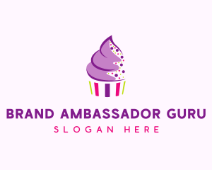 Muffin Cake Sprinkle  logo design