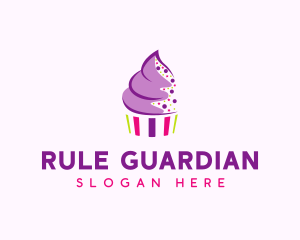 Muffin Cake Sprinkle  logo design