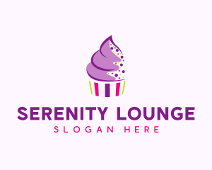 Muffin Cake Sprinkle  logo design